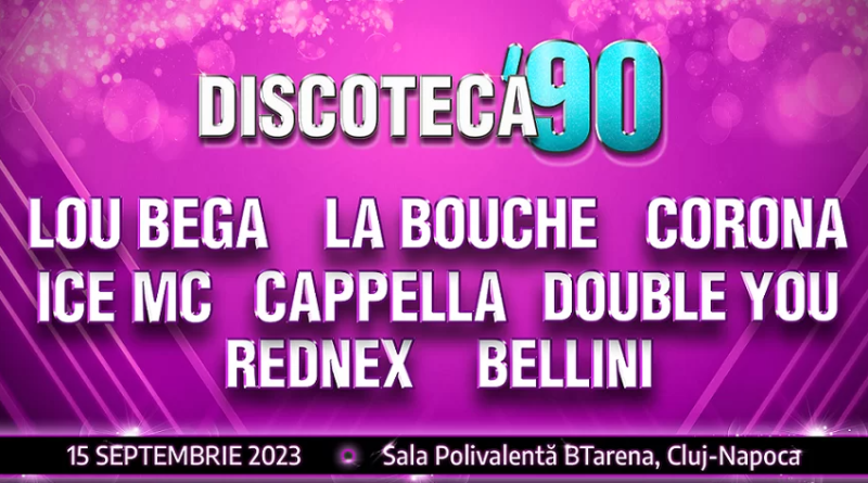 Discoteca ’90 Cluj-Napoca 2023